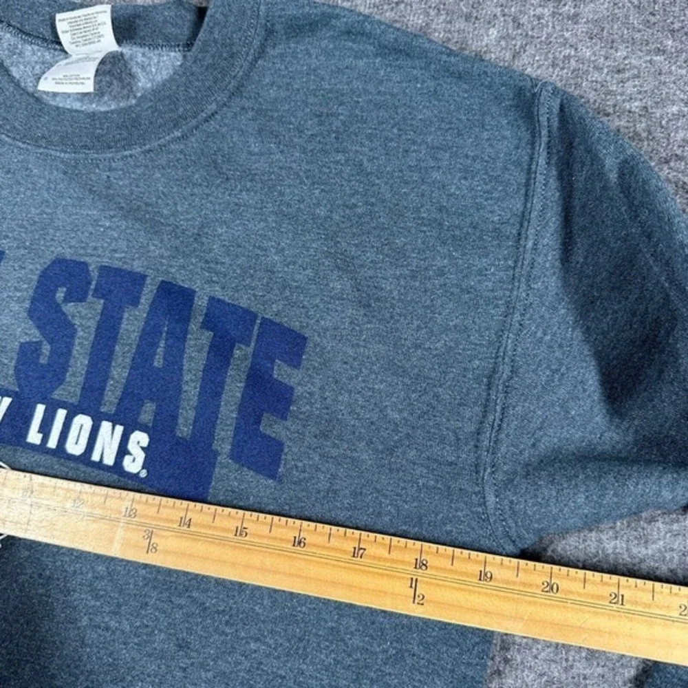 Penn State Nittany‎ Lions Sweatshirt Mens Size Small S Gray Crew Neck
